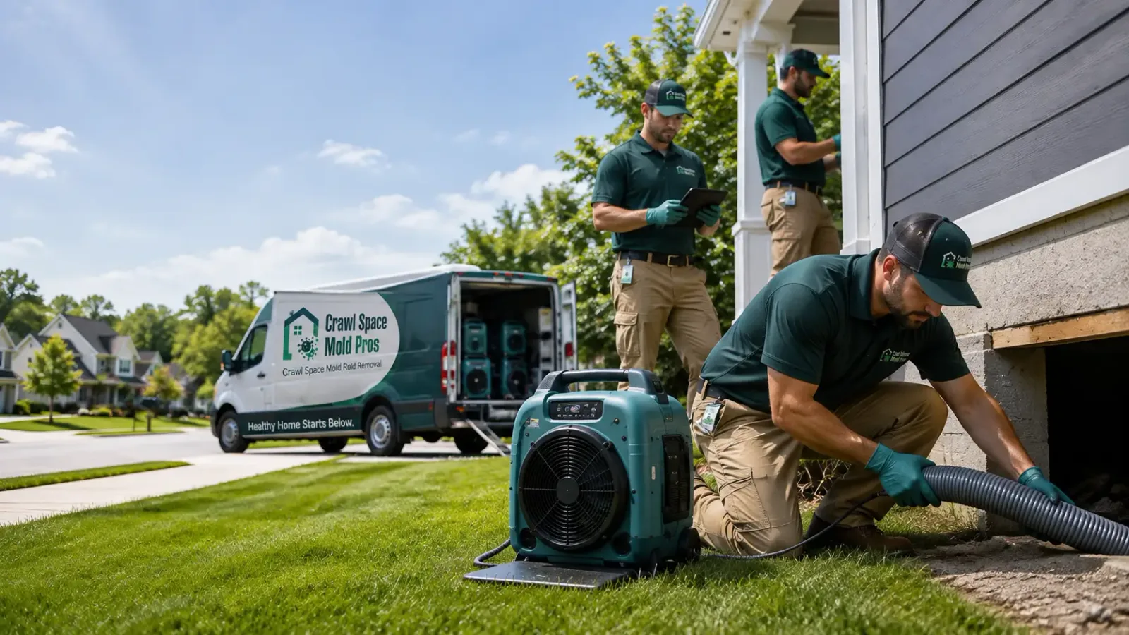 Crawl Space Mold Removal in Quakertown, PA